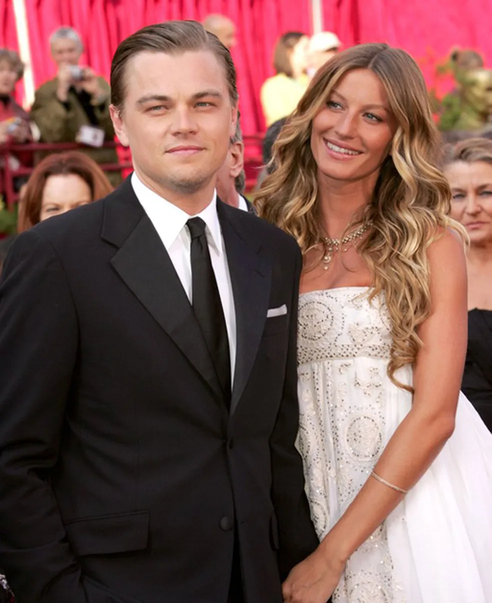 Gisele Bundchen e o ex-namorado Leonardo Dicaprio