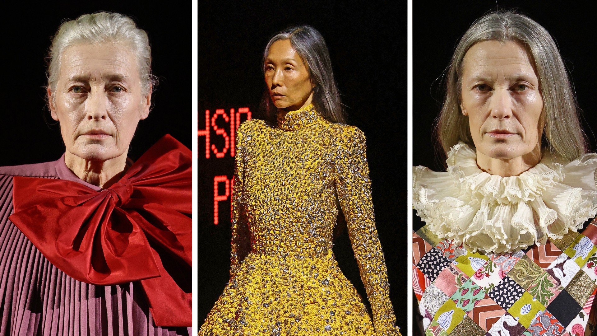 Modelos Maduras na Moda: O Impacto da Diversidade Etária no Desfile da Valentino