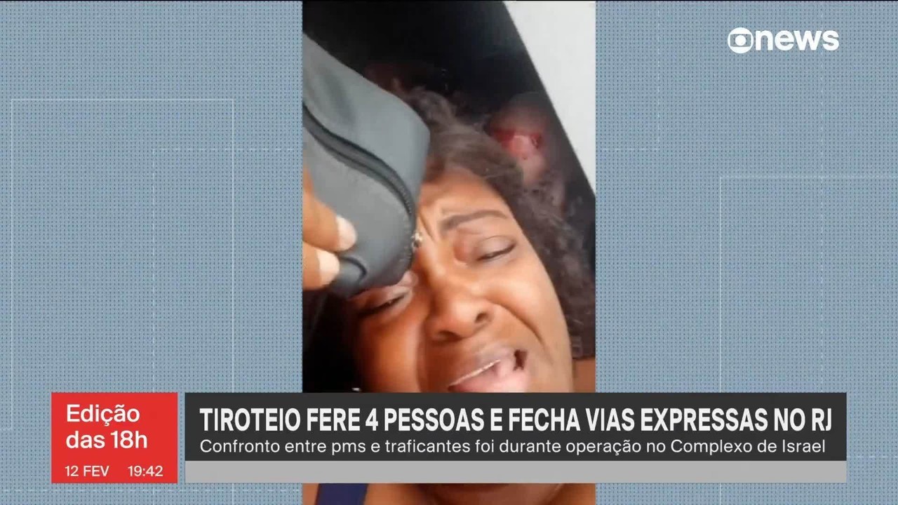 Mulher ferida em tiroteio no Rio manda vídeo para marido: 'Ônibus metralhado'