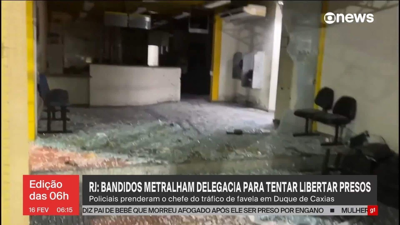 Polícia faz operação após ataque a delegacia em Caxias, no RJ