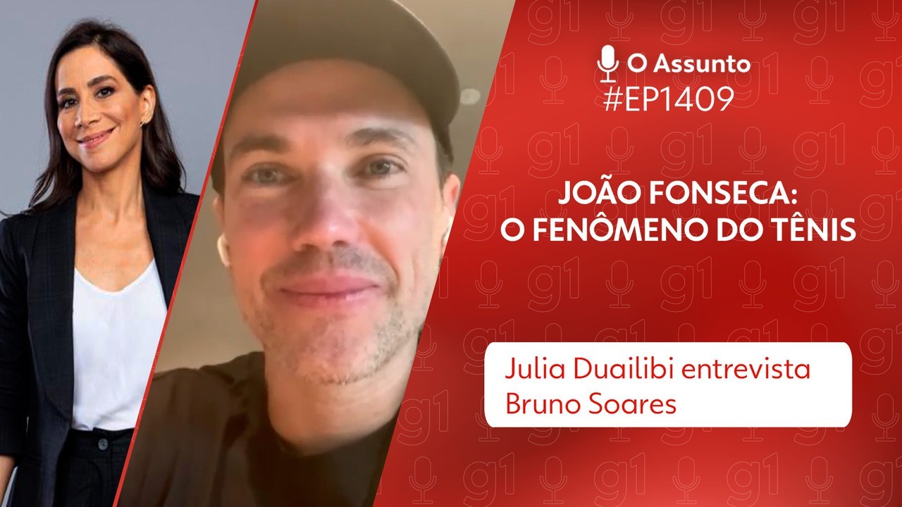 O ASSUNTO: conheça João Fonseca, o jovem entre os grandes do tênis; OUÇA