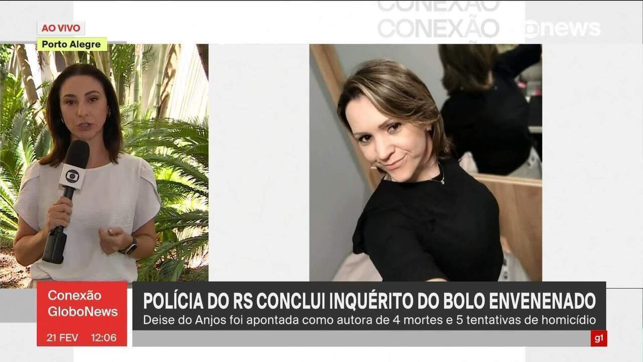 Bolo envenenado: polícia conclui que nora matou sogro e mais 3 familiares