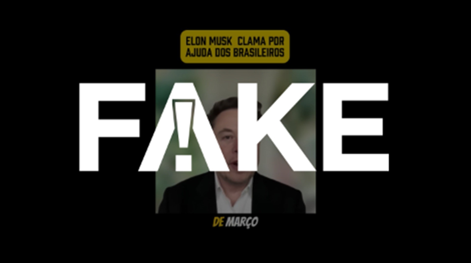 É #FAKE vídeo de Musk convocando brasileiros para manifestação