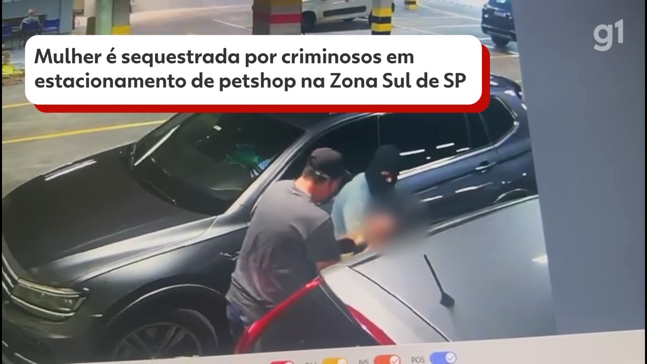 Mulher é sequestrada em petshop de SP; PM mata um suspeito